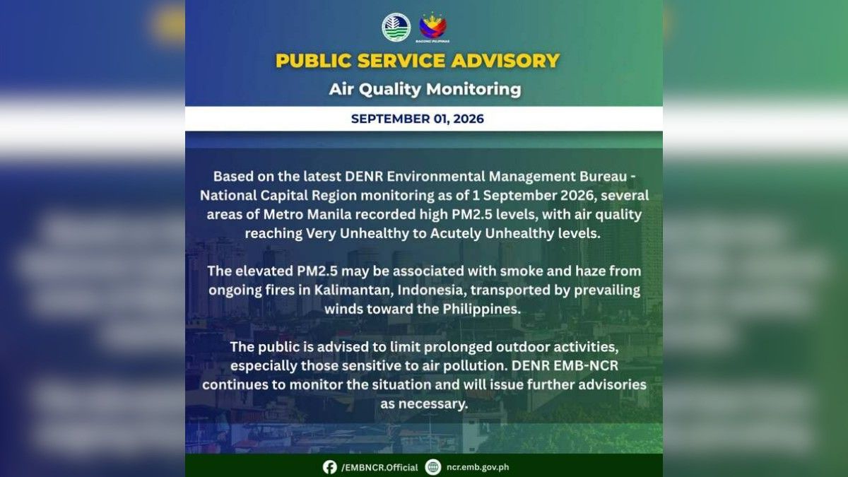 Haze linked to Indonesian fires pushes Metro Manila air quality to dangerous levels