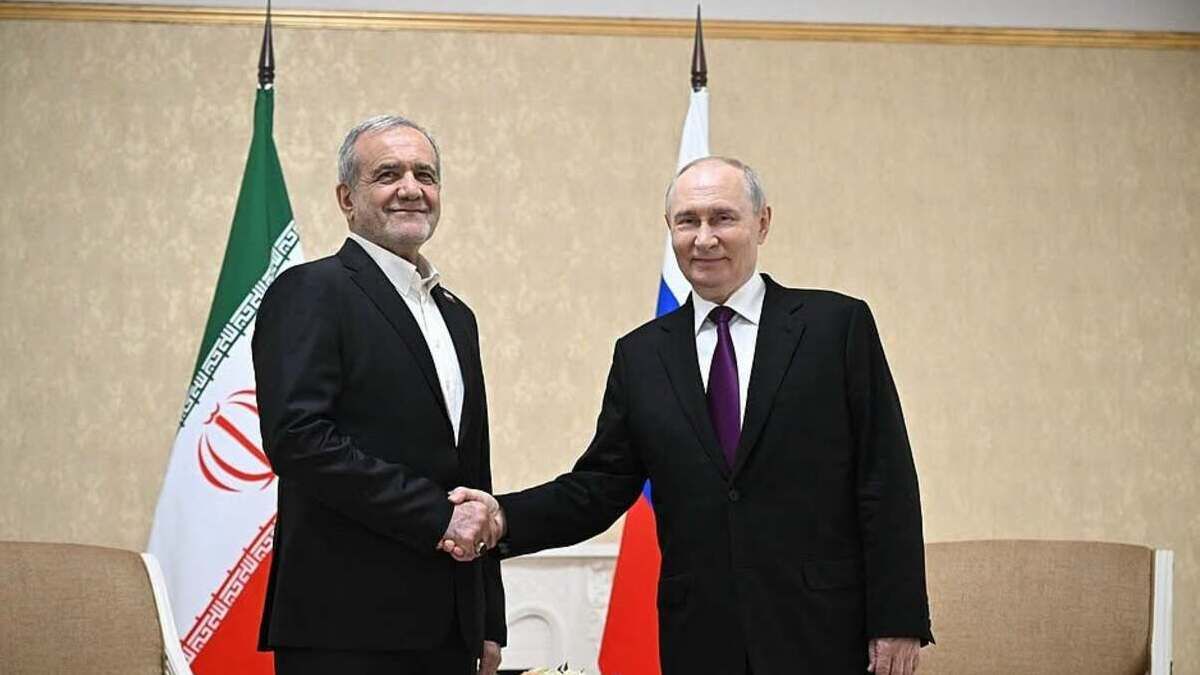 Putin offers Russian support to end Middle East war after talks with Pezeshkian