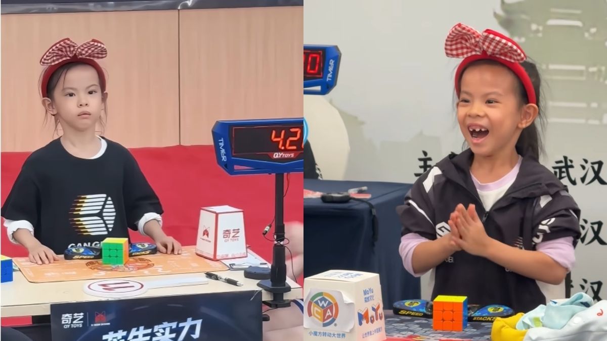 Six-year-old Chinese girl twice breaks women’s Rubik’s Cube world record.jpg