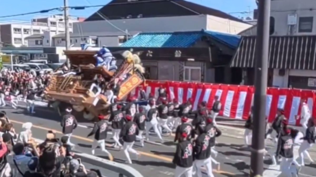 Two killed and 16 injured as festival floats overturn in western Japan
