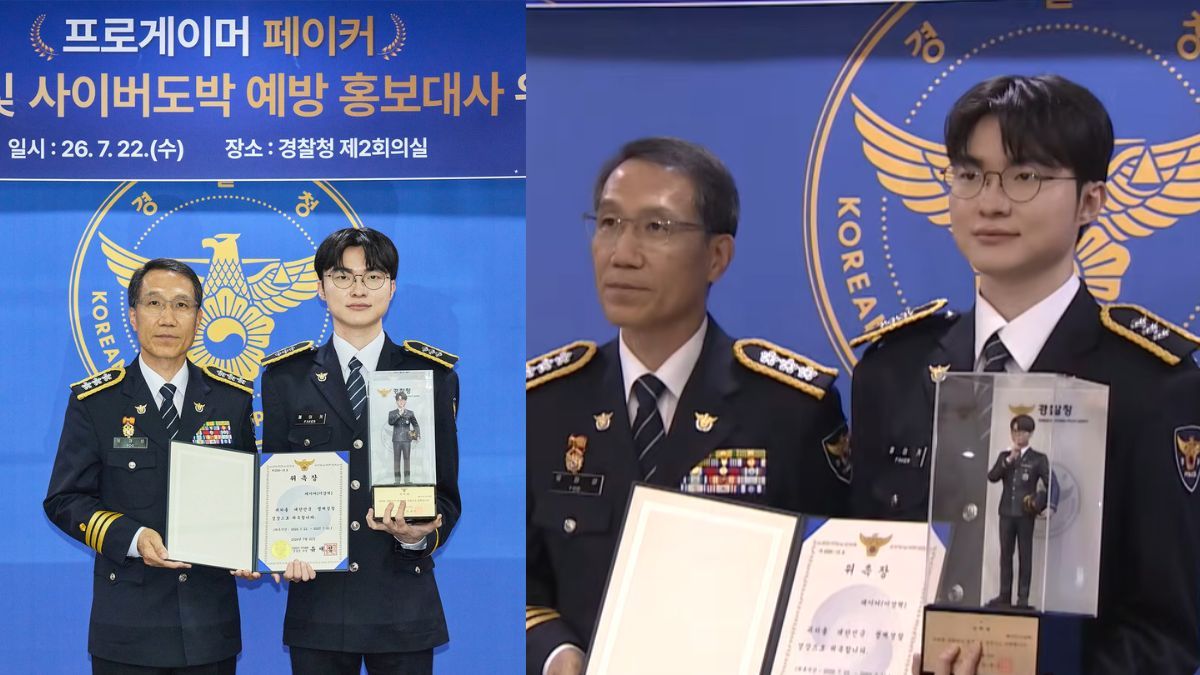 Six-time League of Legends champion Faker appointed honorary police officer in South Korea