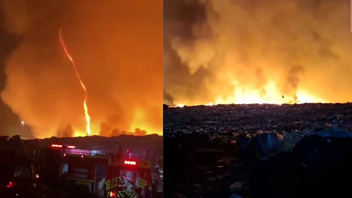 Landfill in Indonesia’s Semarang catches fire again, with blaze spreading across three zones